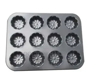 Round Oven Baking Tray- Black