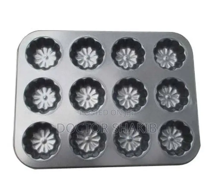 Round Oven Baking Tray- Black