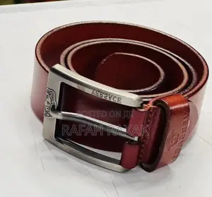 Original Brown Versace Leather Belt