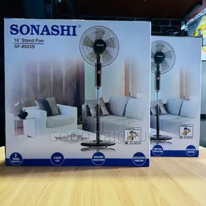 Sonashi Stand Fan With Ceramic Base.