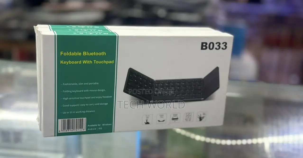 Foldable Bluetooth Keyboard With Touchpad. 1