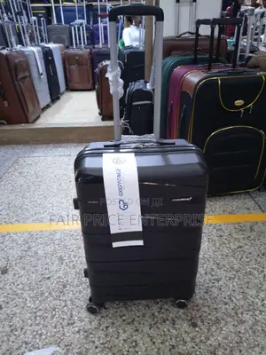 Classic Plastic Suitcases in Small Size (Black Color)