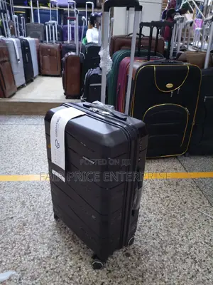 VIP Plastic Suitcases in Small Size (Black Color)