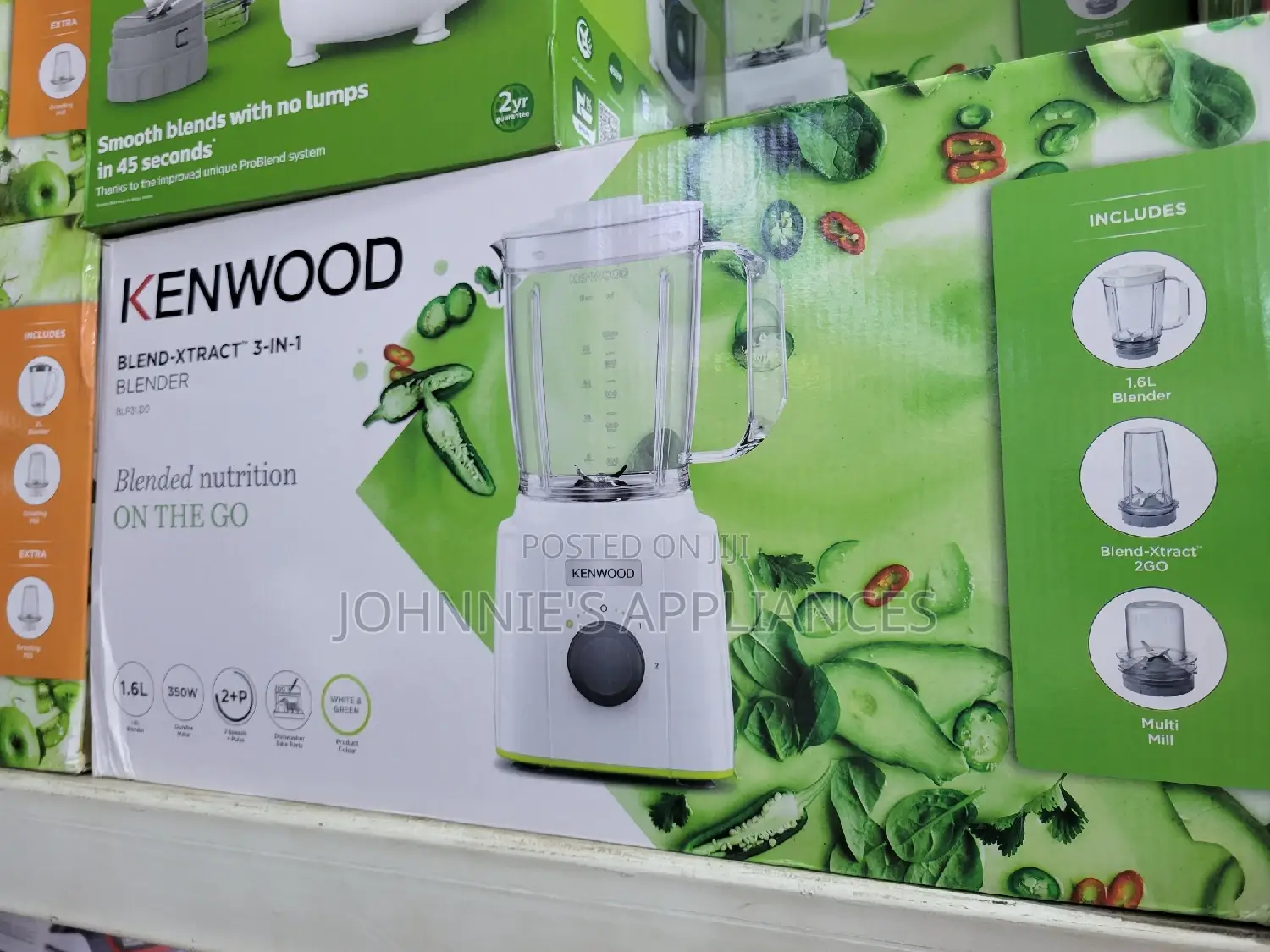 3in1 Kenwood Glass Blender