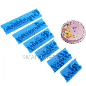 6PCS Cookie Fondant Cutter Decorating Icing Cake Mold