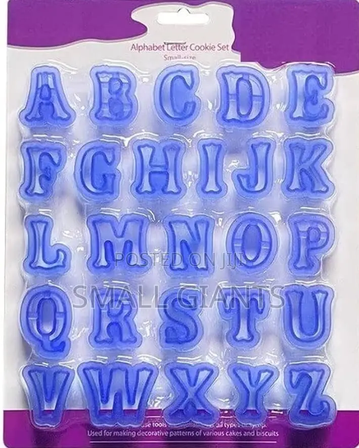 26 Alphabet Letter Cookie Cutter Set