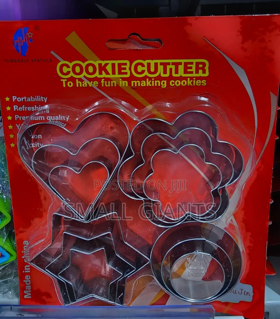 4 Shape Stainless Steel Cookie Cutters