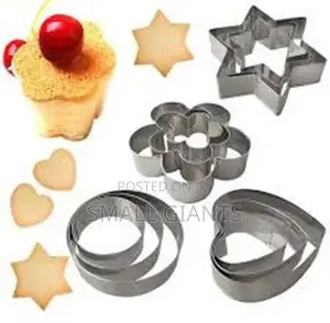 4 Shape Stainless Steel Cookie Cutters