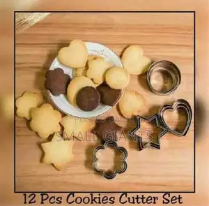 4 Shape Stainless Steel Cookie Cutters