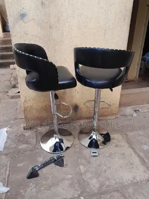 Black Designed Office Stools
