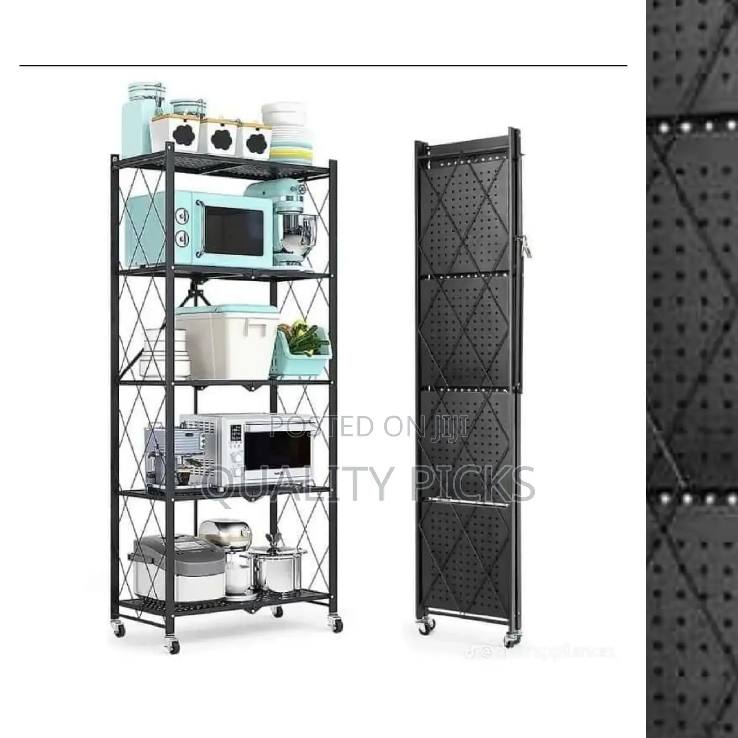 Foldable Metal Kitchen Rack