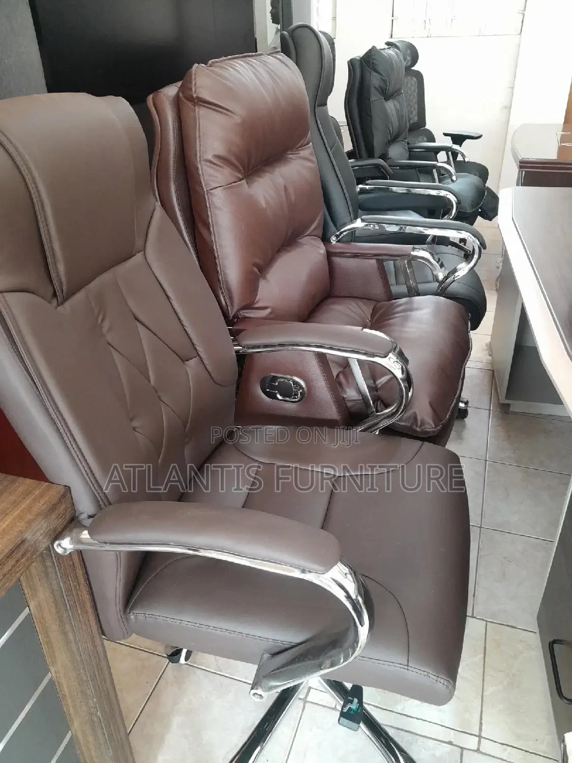 Smart Brown Office Chair