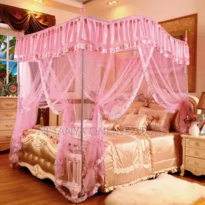 4 Stands Curved Mosquito Net