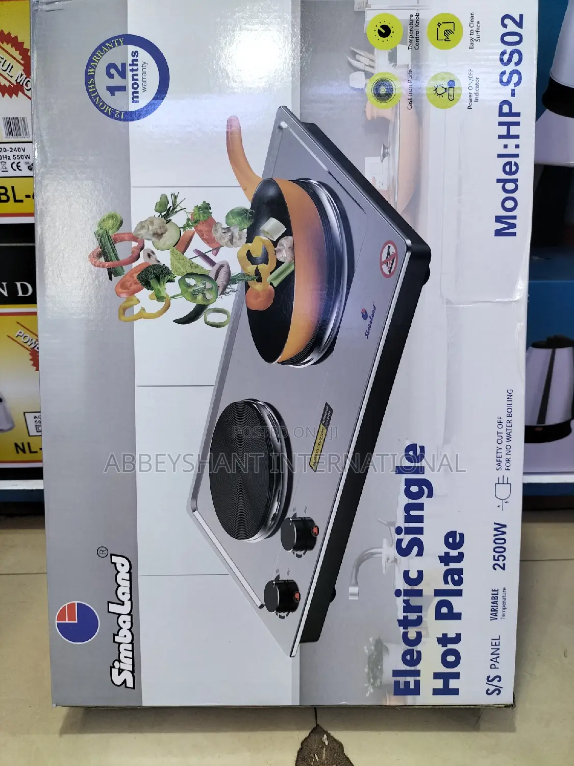 Hot Plate Simbaland Double Hot Plate