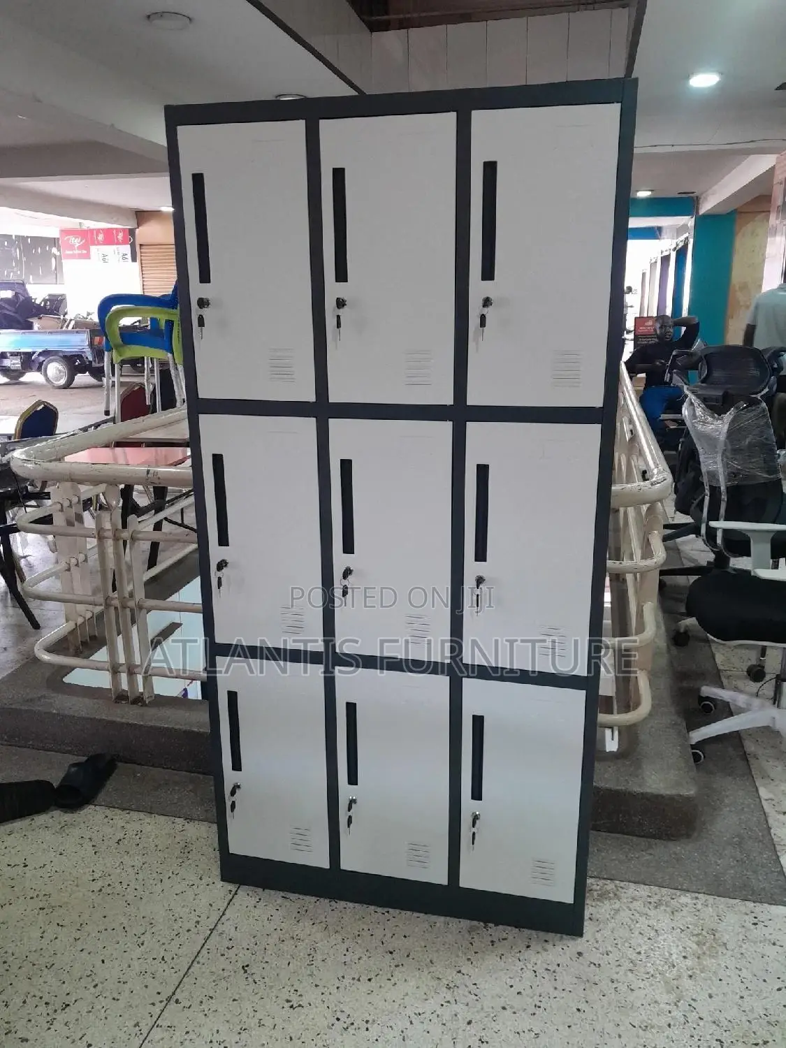Nine Drower File Cabinet