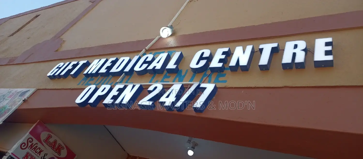 Medical Signage Post