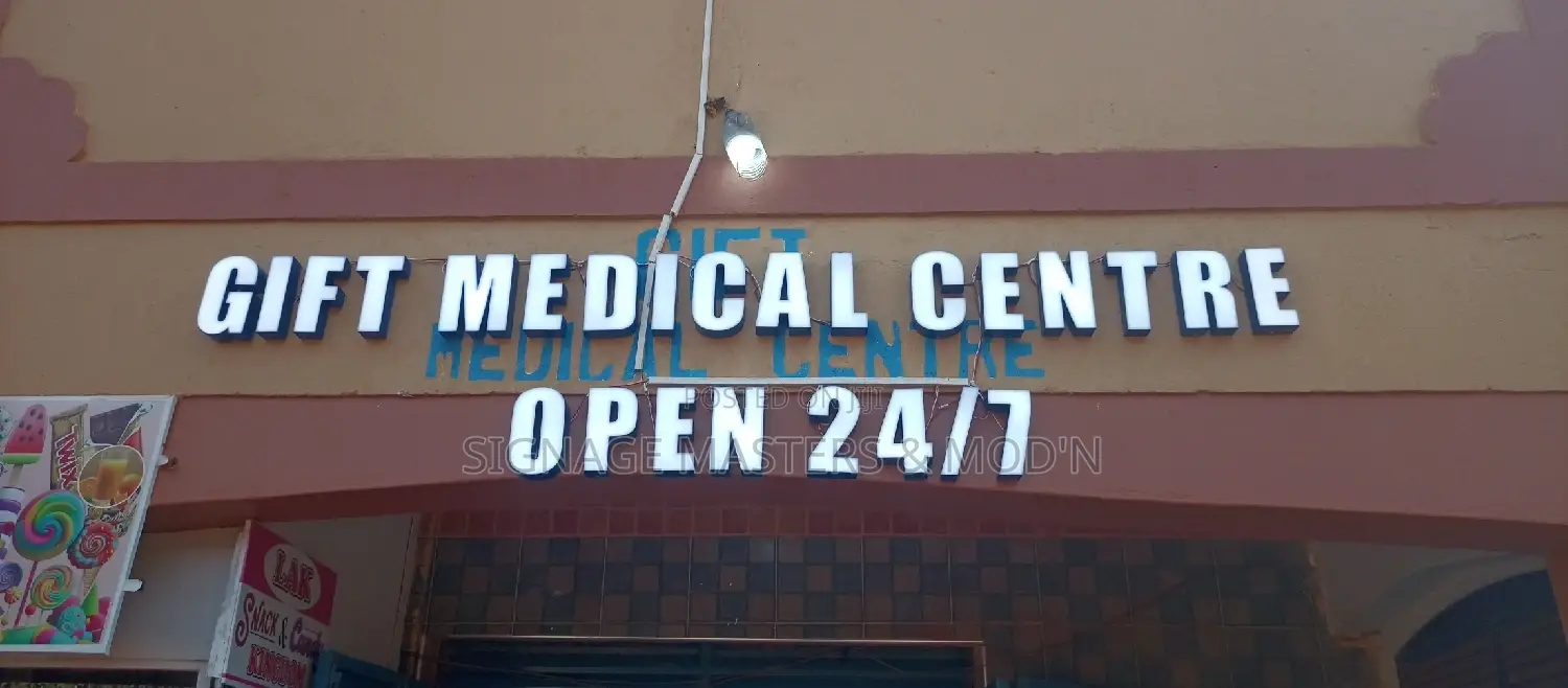 Medical Signage Post