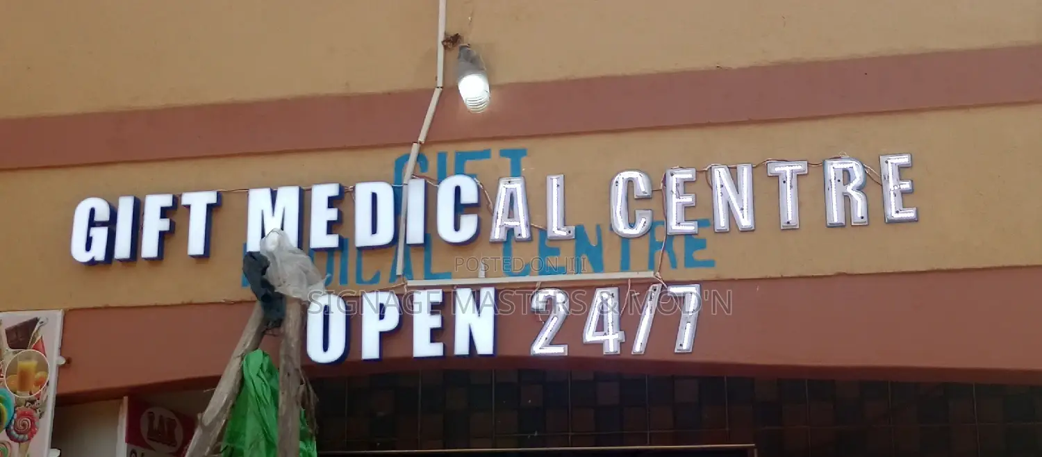 Medical Signage Post