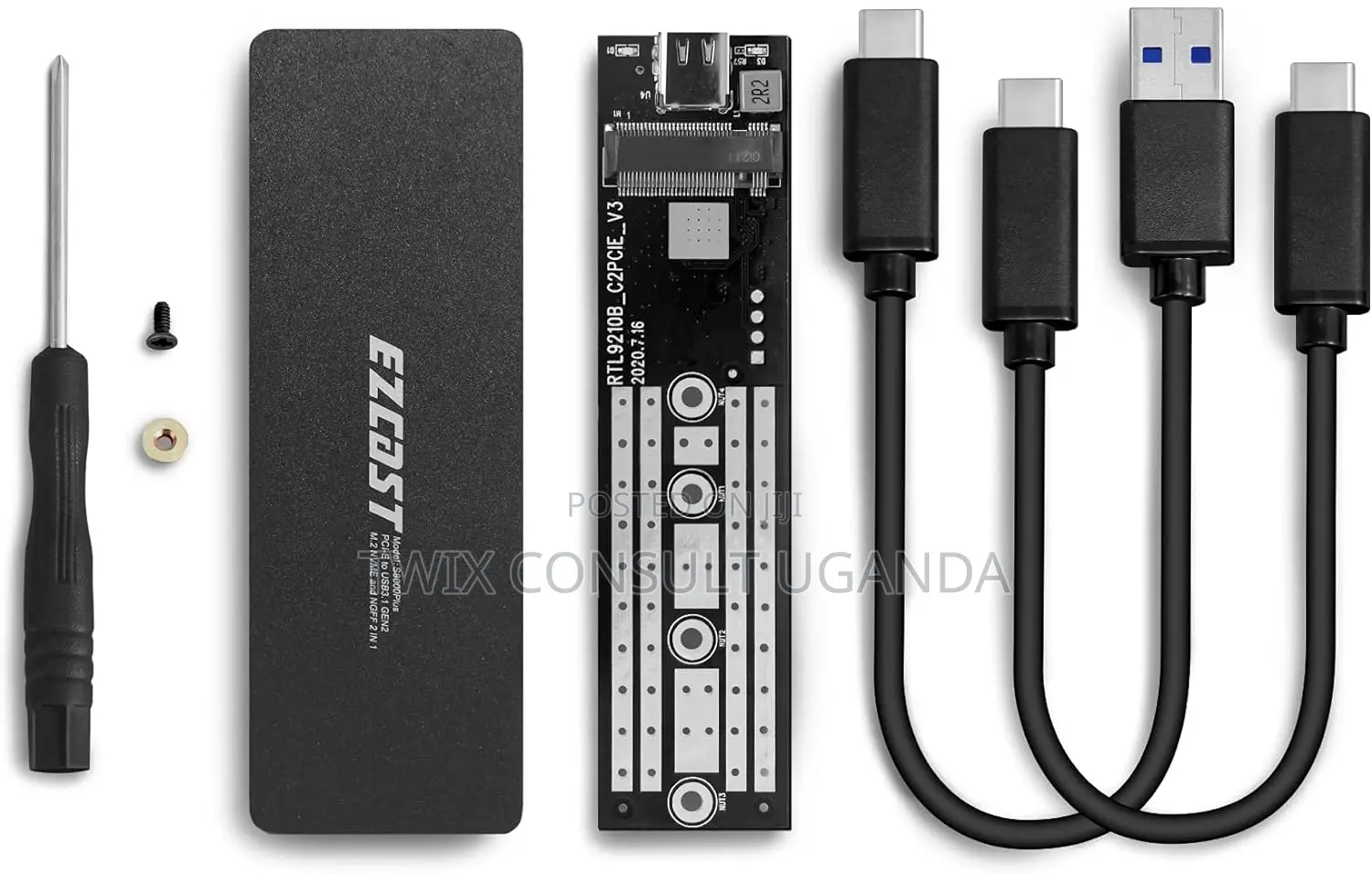 SSD Hard Drive Enclosure Case M.2 NGFF/Nvme SATA