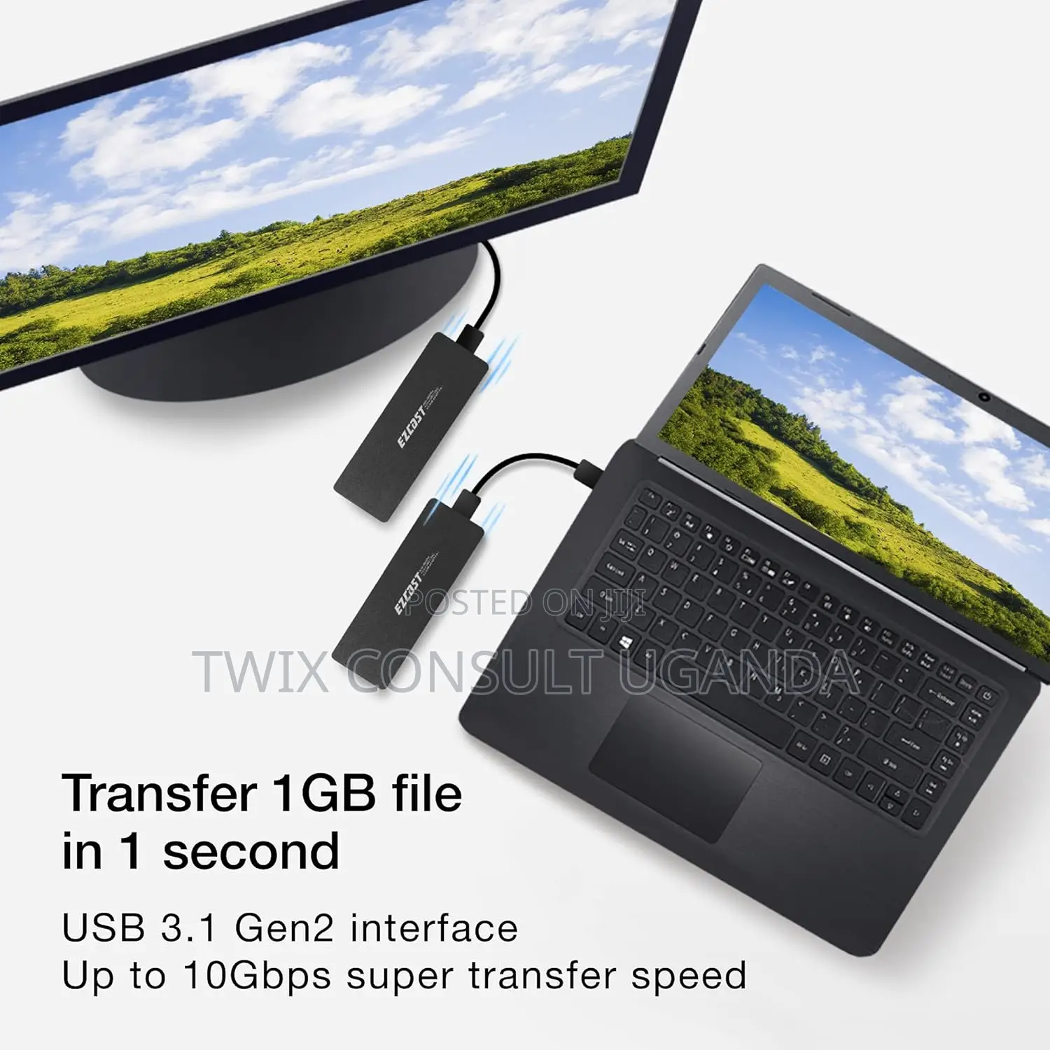 SSD Hard Drive Enclosure Case M.2 NGFF/Nvme SATA