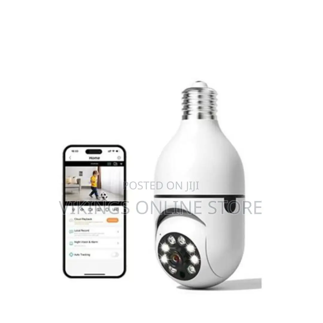 Panorama Wireless Video Surveillance Light Bulb Camera