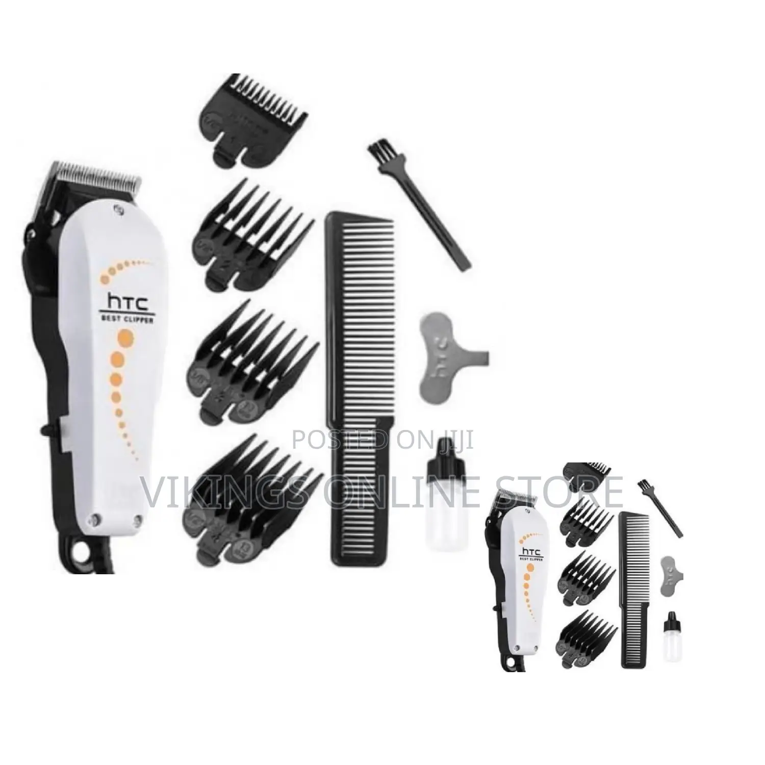 HTC Professional Hairclipper Shaving Machine (Electic)-White