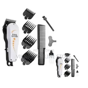 HTC Professional Hairclipper Shaving Machine (Electic)-White