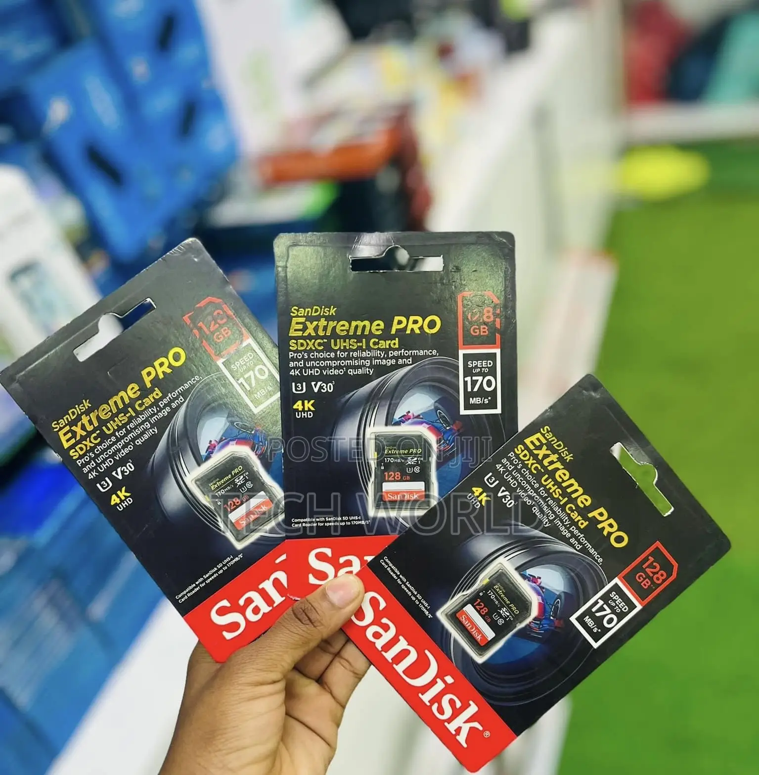 128gb Extreme Pro Sandisk.