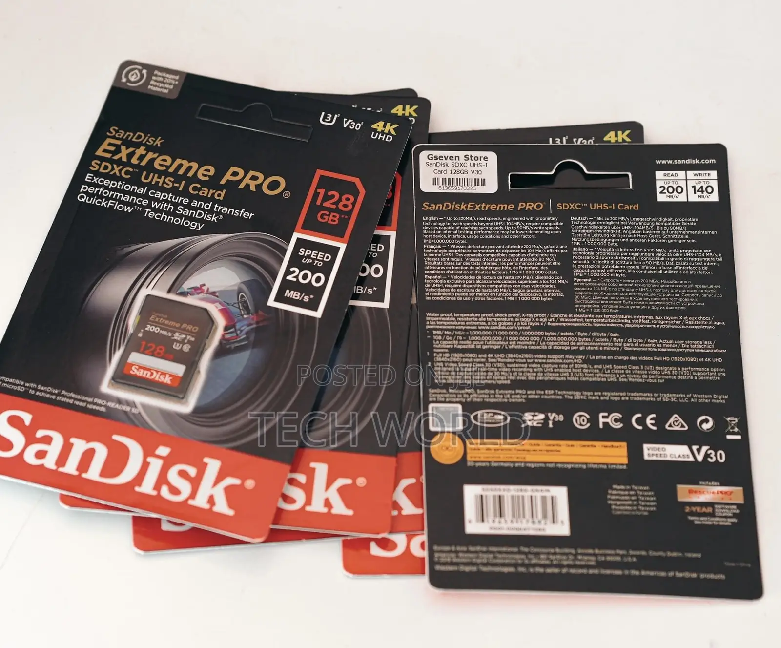 128gb Extreme Pro Sandisk.