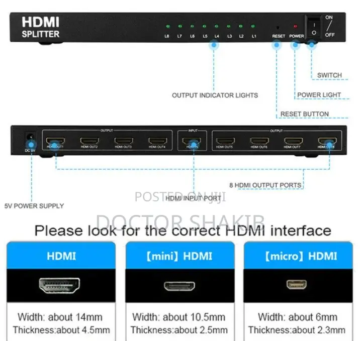 Affordable HDMI Splitter Converter