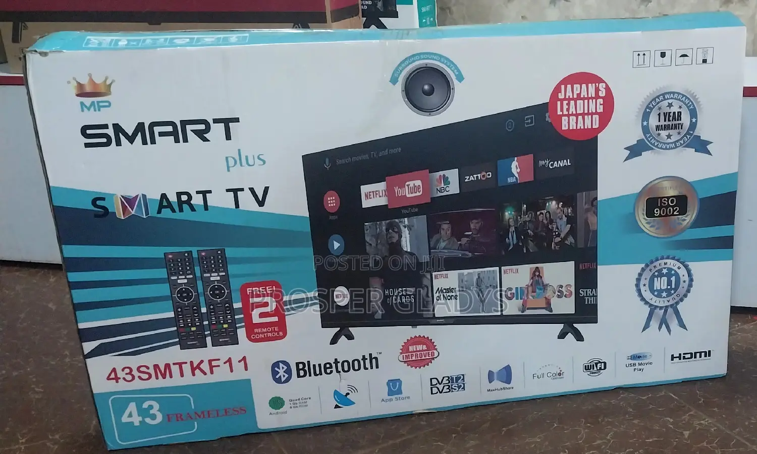 43 Inches Led Smart Plus Smart Digital Flat Screen .