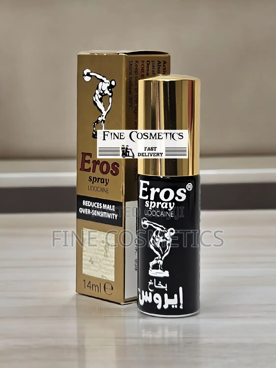 Eros Delay Spray, Lidocaine Solution for Quick Ejaculation