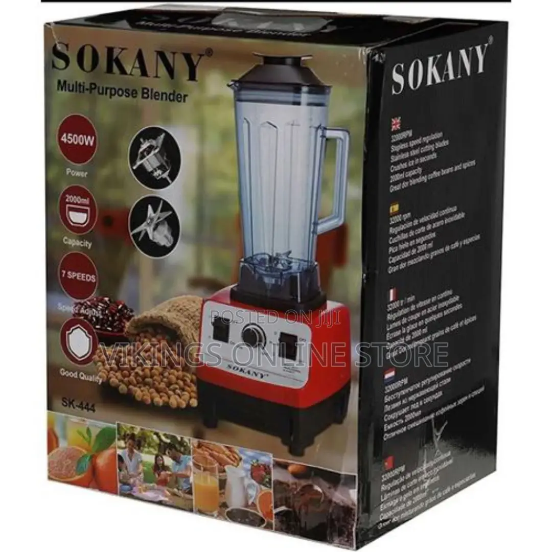 Sokany 2L 4500W Multipurpose Blender Food Processor