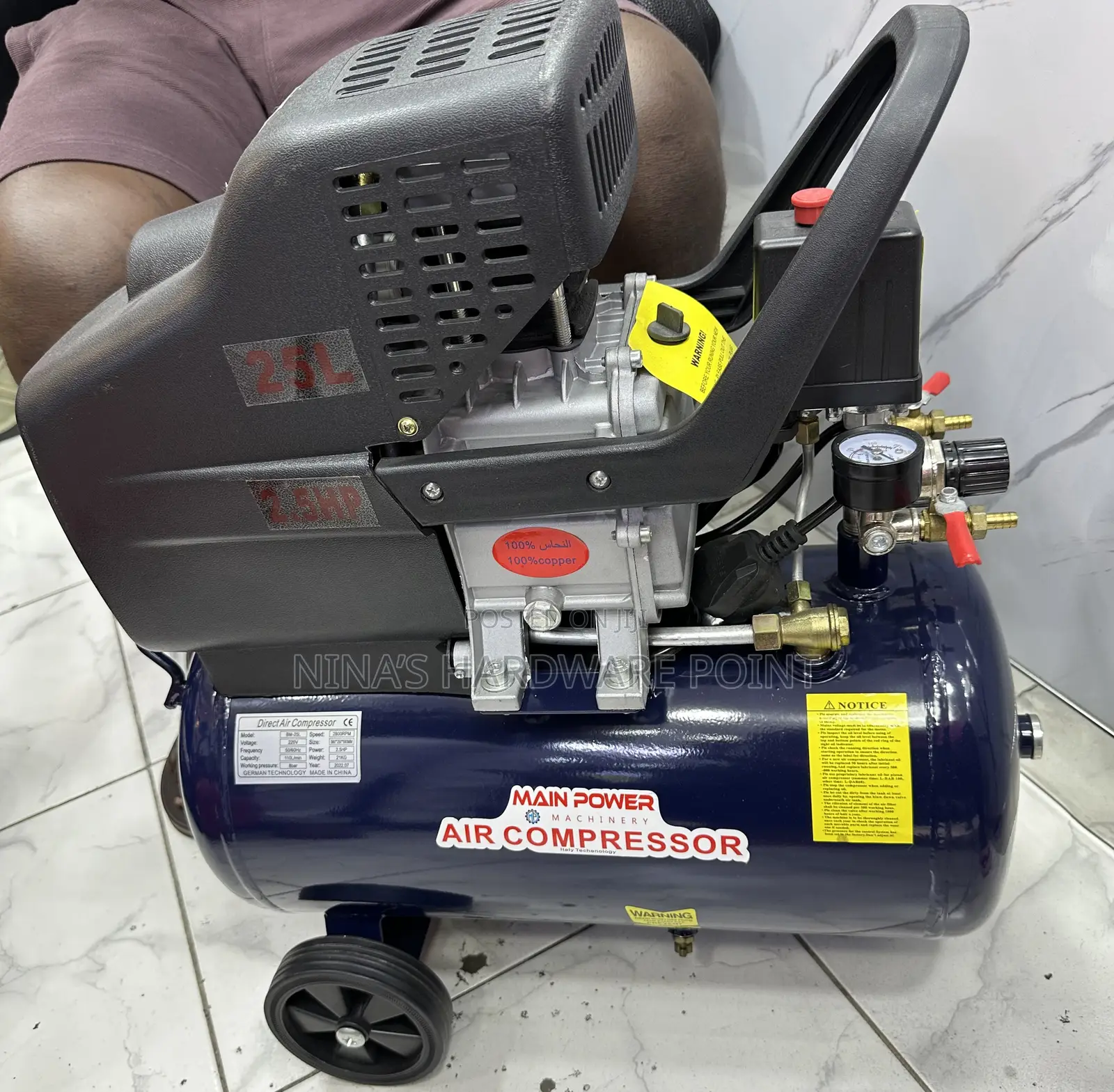 Air Compressor Main Power (25lts)