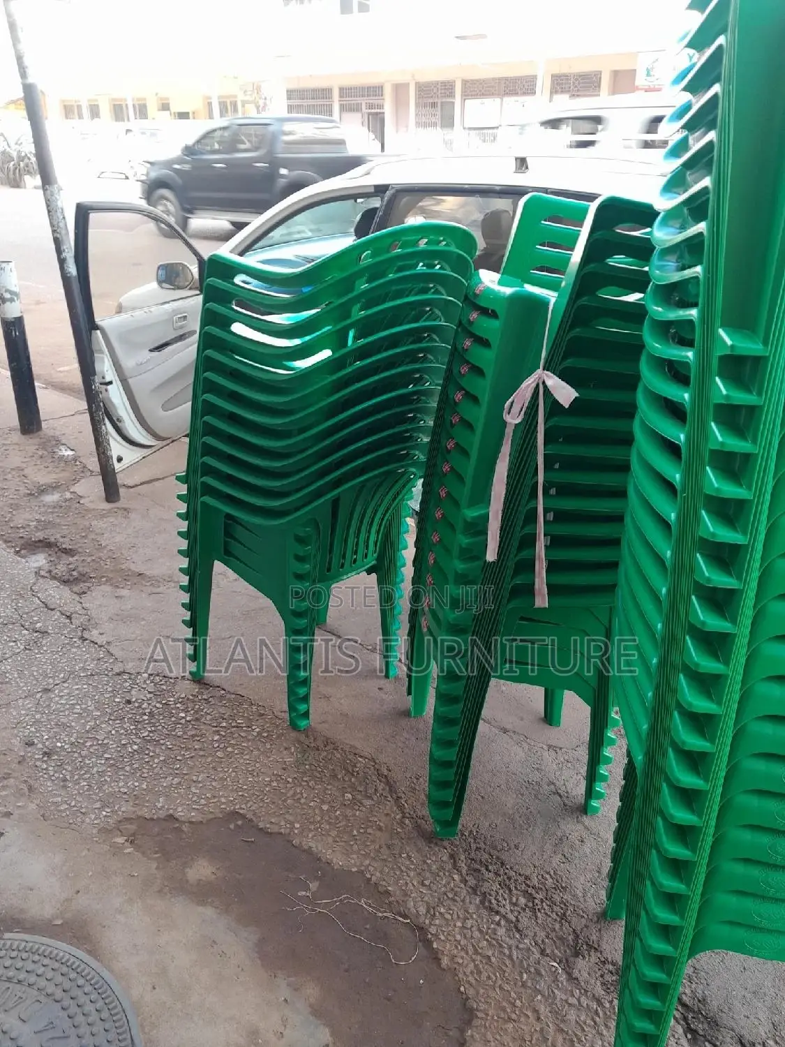 Durable Green Plastic Chairs