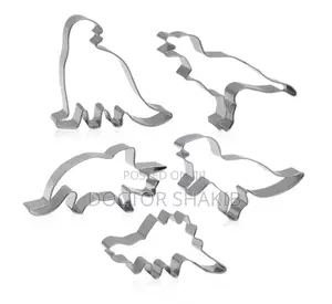 New 5pcs Dinosaur Shaped Cookie Cutter Set