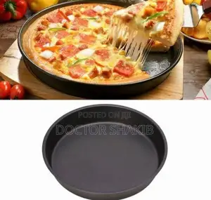 Black New Microwave Oven Pan Pizza Plate