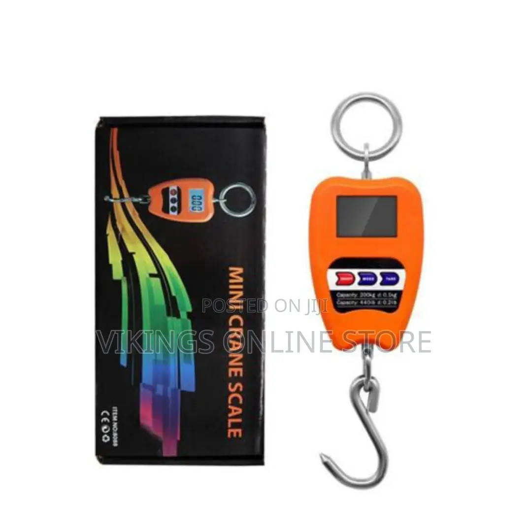 Weighing Scale With Clear Digital Screen - Black