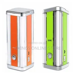 Kamisafe Led Latern Rechargeable Portable Lamp -Orange/Green