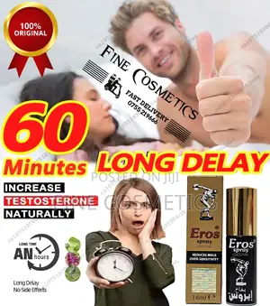 Eros Delay Spray, Lidocaine Solution for Quick Ejaculation