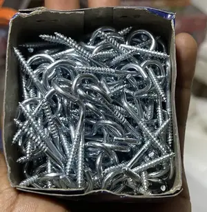 Screw Hooks / Hooks a Pair