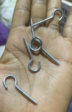 Screw Hooks / Hooks a Pair