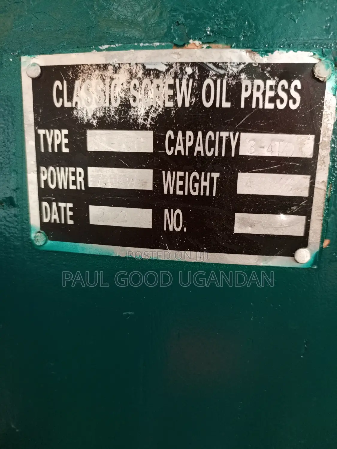 Cooking Oil Pressing Machine