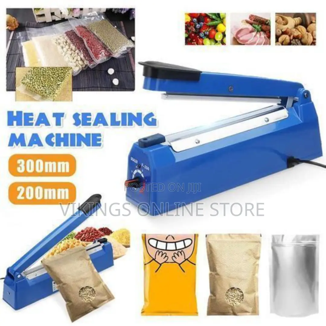Hand Impulse Sealer Machine 300mm - Blue