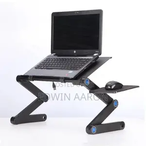 Adjustable Laptop Table With Cooling Fans