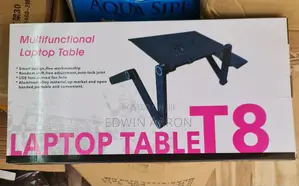 Adjustable Laptop Table With Cooling Fans