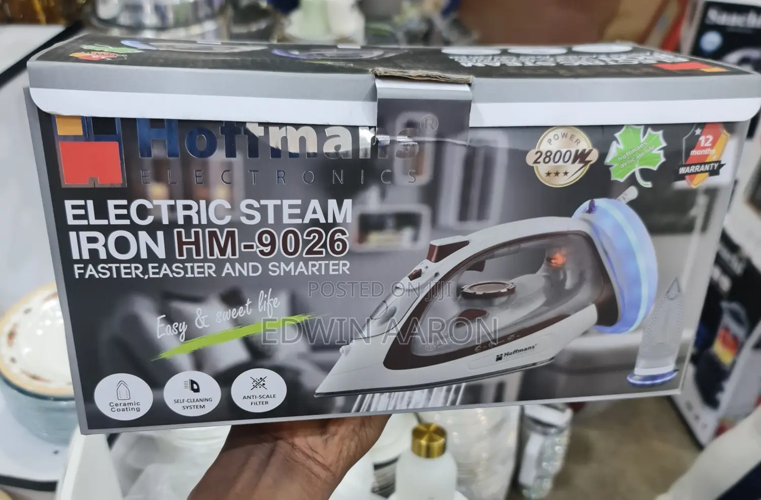 Hoffmans Electric Steam Iron