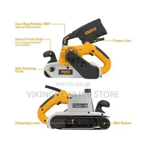 INGCO Belt Sander, 1200W Quick Release Belt Change System