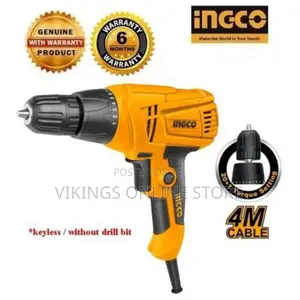 INGCO Electric Drill Comercial Industrial Drill - Yellow