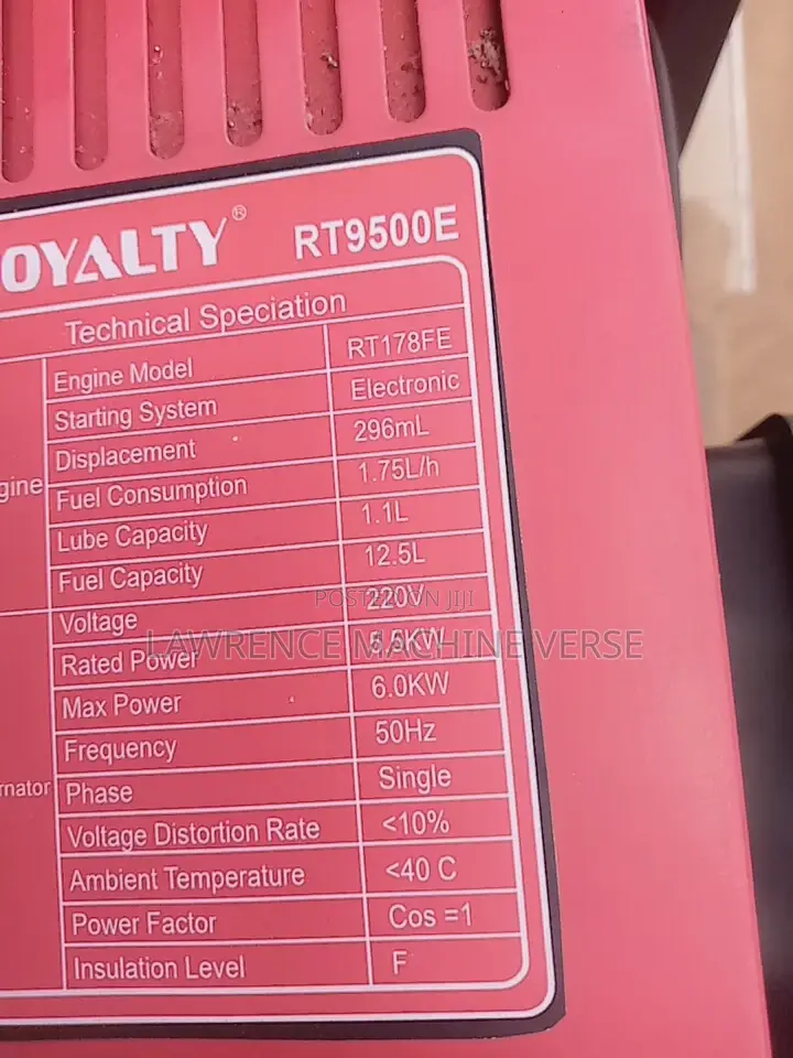 Open Diesel Generator 5.5kva